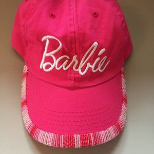 Barbie Handbeaded Pink Baseball Hat NWT